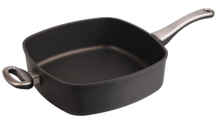 EXCELENT plasma titanová pánev Harecker 28x28x10 ucho ručka+ víko